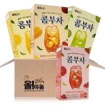 (올따옴) 담터 콤부차 샤인10T+망고10T+레몬10T+자몽10T, 1개