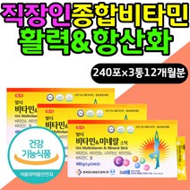 30대 40대 직장인 활력 항산화작용 종합 비타민 종비 남녀노소 온가족 맞춤 하루 데일리 필수 올인원 종비 멀티팩 직장인 맛있는 활력 항산화작용 에너지생성 멀티팩 종합 남자 여자