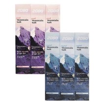 치약세트 2080 마운트솔트 3개입 히말라야 핑크솔트 함유 충치 잇몸 덴탈케어 기능성치약 구취제거치약 좋은치약 입냄새제거치약 치약선물세트, 마운틴솔트 핑크