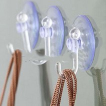 유리 간편고정 흡착 소품걸이 고리 후크 전단지 광고 현수막걸이 큐방 욕실 주방 정리