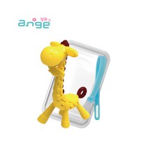 앙쥬 기린 치발기(집게+케이스포함) 치발기, 본품+ 스푼포크세트(1만원이상 구매사은품)