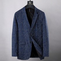 블레이저 남성 체크 무늬 패션 다목적 캐주얼 시니어 비즈니스 심플한 쇼 호스트 정장 재킷