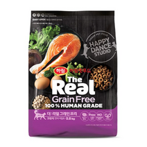 하림펫푸드 어덜트용 더리얼 캣 그레인프리 크런치 연어 건식사료, 2개