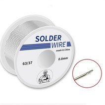 Solder Wire 50g/100g 1.0mm/0.8mm Flux Rosin Core Weldring Tin Lead Roll Soldering Melt No 청소, [01] 0.8mm  30g, 01 0.8mm  30g, 1개