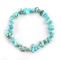 여자팔찌 불규칙한 천연 보석 스톤 팔찌 스트레치 칩 비즈 너겟 Amazonite 로즈 크리스탈 쿼츠 Bangles For