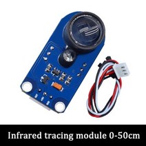 적외선센서 분산 반사 레이저 인식 추적 모듈 및 장애물 회피 거리 회색 감지 아두이노용, 0-50M