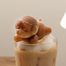 [iwooa제작] 일요일오후 리유저블 강화유리컵 400ml, 우아 실리콘얼음틀 - 숑, 1개