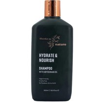 호주 땡스투네이처 Thanks To Nature Shampoo 하이드레이트 & 너리쉬 아비시니안오일 샴푸 500ml, 1팩