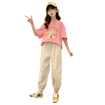 베비포 여아용 큐티베어 트레이닝 상하복 세트 DF8