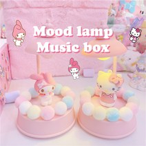 [드리미룸] 산리오무드등 산리오오르골 마이멜로디오르골 마이멜로디무드등 헬로키티무드등 키티뮤직박스 무드등뮤직박스 캐릭터오르골 지브리오르골 지브리음악 핑크문구 빼빼로데이선물, 2.마이멜로디
