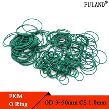 고무바킹 고무링 부싱 와셔 10pcs cs 1mm 외경 3 50mm 녹색 fkm 불소, 외경 13mm 내경 11mm, 초록, 1.0mm