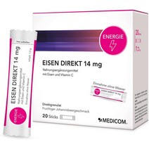 MEDICOM 메디컴 아이언 철분 14mg Iron 20스틱