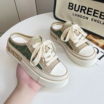 뒤없는운동화 스탠딩 뮬 런링 화 평발 슬리퍼 운동 마라톤 발볼넓은 명품 샌들 브랜드 mule 여자 체커보드