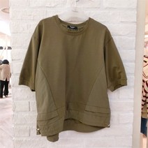 헤이린뉴욕 SH01 셔링 반팔 티셔츠 HN2TS3000