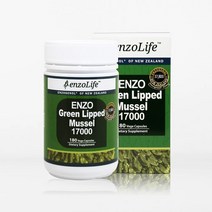 엔조 라이프 뉴질랜드 초록홍합 오일 추출17000 180 캡슐 푸른홍합추출 푸른 청홍합 파란홍합캡슐, 1개