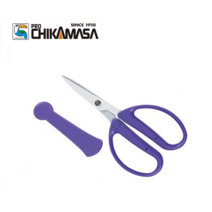 치카마사 원예가위 CRI-360SFV 화훼가위 꽃꽃이 보라색, 1개