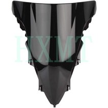오토바이 윈드스크린 수쿠터 야마하 용 YZF 1000 R1 2009 2010 2011 2012 2013 2014 블랙 스크린 윈드 실드 더블 버블 페어링 YZFR1, 검은 색