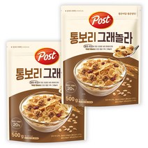 포스트 그래놀라 통보리 500g 2개, 상세페이지 참조