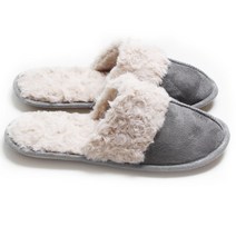 MJ트레이딩 스윗어그 겨울 털 실내화 방한 슬리퍼, 브라운, 남성용, 1개