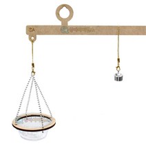 지레원리 무게추 수평잡기 대저울 1인 DIY 과학놀이키트 만들기세트 과학 실험세트