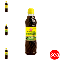 맛있는 매실청 1.19kg 3개 plum syrup 매실시럽 설탕대신 매실설탕 요리청 업소용 가정용 식자재 식재료 하동매실 무침용 조림용 볶음용 잡내제거 요리용 청