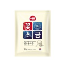해표 꽃소금 1kg, 5개