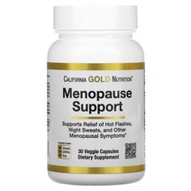 캘리포니아 골드 뉴트리션 메노포즈 서포트 Menopause support 30 베지캡슐, 30 카운트, 30정