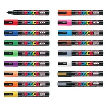 유니 포스카 PC-5M POSCA 수성 마카 POP, PC-5M(라이트블루)