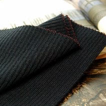 천고아 고급 두꺼운아크릴 점퍼시보리(2대2 2합스판) - 블랙 70202