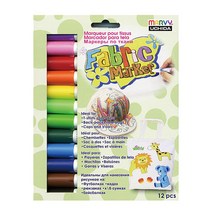 [조한스토어] 우찌다 패브릭 마카 옷감 섬유 전용 에코백 리폼 우치다 염색 마카 펜, 12세트