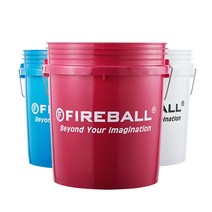 [파이어볼] 세차버킷 18L, 화이트
