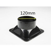 환기팬 덕트 배기휀 화장실환풍기 100-250mm abs 라운드 파이프 플랜지 시트 알루미늄 튜브 공기 호스 커넥터 신선한 공기 시스템 벤트 하드웨어, 120mm