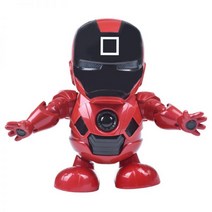 춤추는아이언맨 아이언맨 장난감 전참시 같은 스타일의 Douyin은 Iron Man 로봇 소년 그물 빨간색 전기 소녀 아기 동축 유물을 노래하고 춤을 출 수 있습니다., 춤추는 빨간 로봇, 표준 구성 배터리 모델
