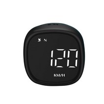 차량 속도계 hud 카플레이 모니터 Beidou + gps 고정밀 자동차 디스플레이 미니 자동차 속도 시간 표시기 피로 운전 경고 자동차 시계 나침반, 하얀