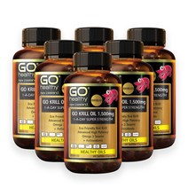 [고헬씨] 크릴오일 1500mg 원어데이 60정 6개