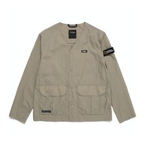 정품 내셔널지오그래픽 N221UJP904 시티 캐주얼 간절기 넥리스 가디건 자켓 OAK BEIGE