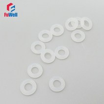 흰색 실리콘 3mm 두께 o 링 씰 10/11/12/13/14/15/16/17/18/19/20mm od o 링 고무 씰링 와셔 그로밋|sealing washer|rubber w, 1개, 18x12x3mm, 50pcs