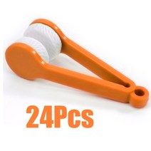 STK 24x 미니 마이크로 화이버 안경 클리너 청소 브러쉬 소프트 오렌지, 7x2cm, 설명