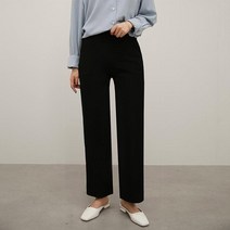 라블루 여성 스판굿 일자 와이드 밴딩 슬랙스