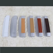 그립형 샤시 손잡이 발코니 핸들/영림/한화/하이샷시, 그립손잡이 실버