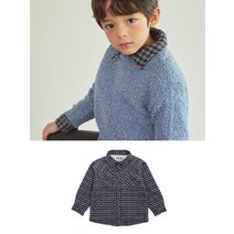 닉 체크 셔츠 유아 남아 셔츠 남방 데일리룩 등원복