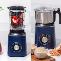 25000RPM 초고속 2 in 1 멀티 블랜더 sus304 스테인리스 내열강화 믹서용기, 믹서기