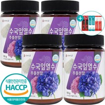 수국잎 열수 추출 분말 국산 식약처 HACCP 인증 가루 100g, 4개
