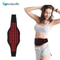 무릎마사지 EstherQueen LED 붉은 빛 치료 벨트 어깨 무릎 관절에 대 한 근적외선 랩 장치 타이머와 통증 완화 유연한, [04] 미국 플매트 카펫 매트 카펫 매트 카펫 러그