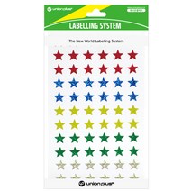유니온플러스 unionplus 별스티커홀로그램(315-8/혼합) UL-315-8MX 10x10mm(5색혼합) 1개