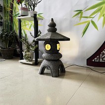인테리어 정원 석탑 가드닝용품 마당꾸미기 조경석 석등 전원주택꾸미기 실내조경 야외테라스 가드닝소품, C 높이 40cm