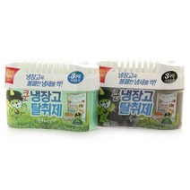 산도깨비 냉장고 탈취제 대용량 420g /녹차향/숯향/3개월지속효과/냉장고 냄새제거/김치냄새제거, 420g - 녹차