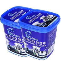 POZEAL 1+1 다기능 스테인리스강 세정제 스텐얼룩제거제 500g 얼룩 제거/녹제거 및 폴리싱/케어 및 클리닝, 500g*5개 스테인리스강 세정제