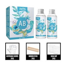 50ml 수지 에폭시 고접착 1:1 AB 투명 경화제 크리스탈 접착제 DIY 보석 만들기 액세서리, 01 Epoxy Resin Glue Kit