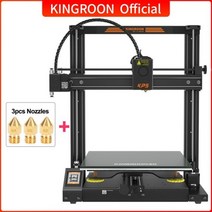 KINGROON KP5L 3D 프린터 듀얼 Z축 고정밀 3D 인쇄기 300x300x330mm 대형 빌드 플레이트 KP5 업그레이드 전문, KP5L 추가 노즐